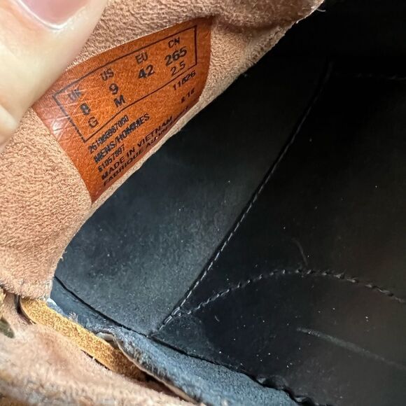 Clarks Port View Navy Combi Leather Men's Size 9 - Picture 4 of 8